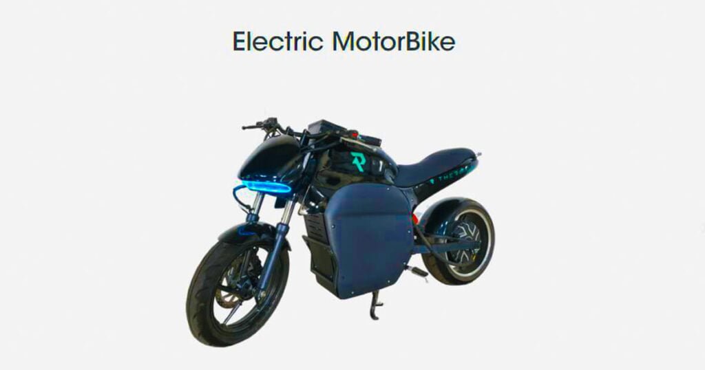 The first High Performance Electric Motor Bike made in Sri Lanka