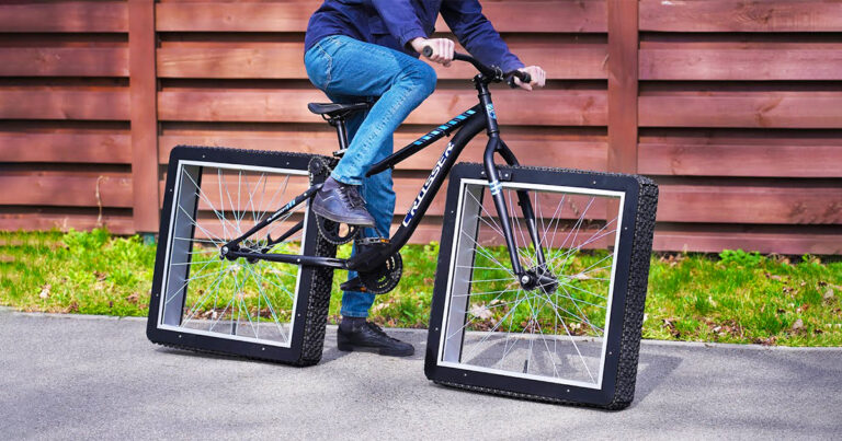 Square-Wheeled Bicycle