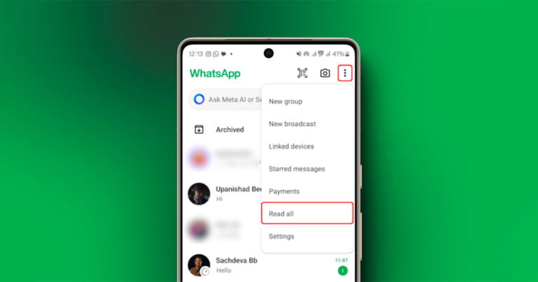 WhatsApp Brings Read All Messages Feature