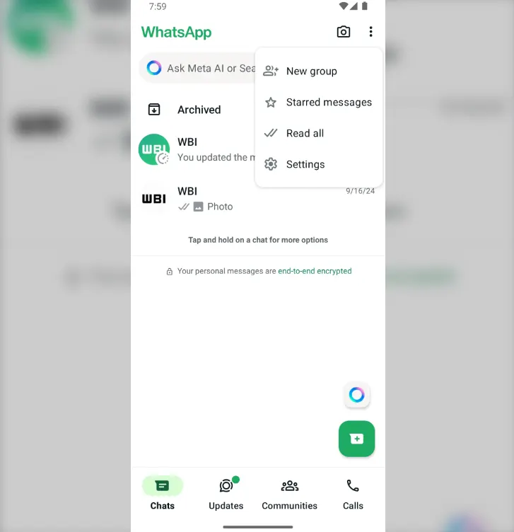 WhatsApp Read All Messages Feature